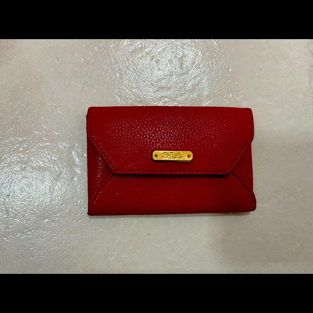 Red Ralph Lauren Card Case